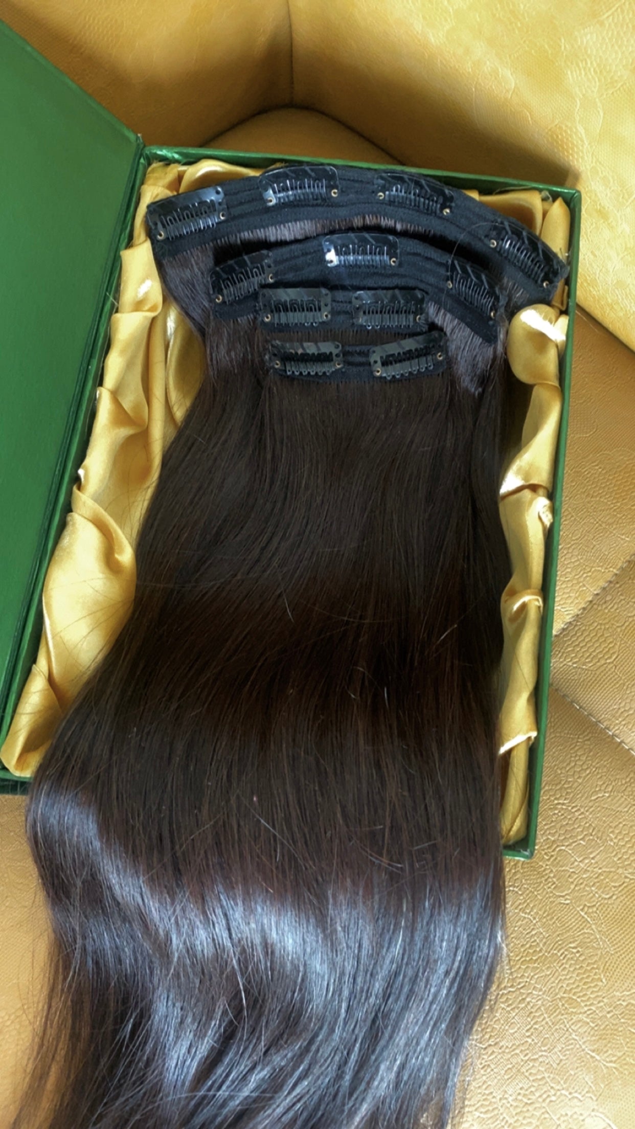 Clip in - Black brown mix shade |HAIRBYPRUMYA