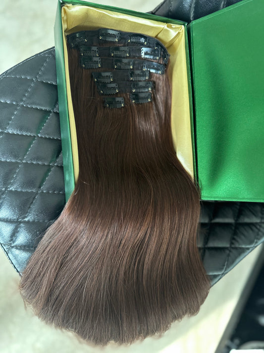 Clip in-7 piece volume extension set |HAIRBYPRUMYA