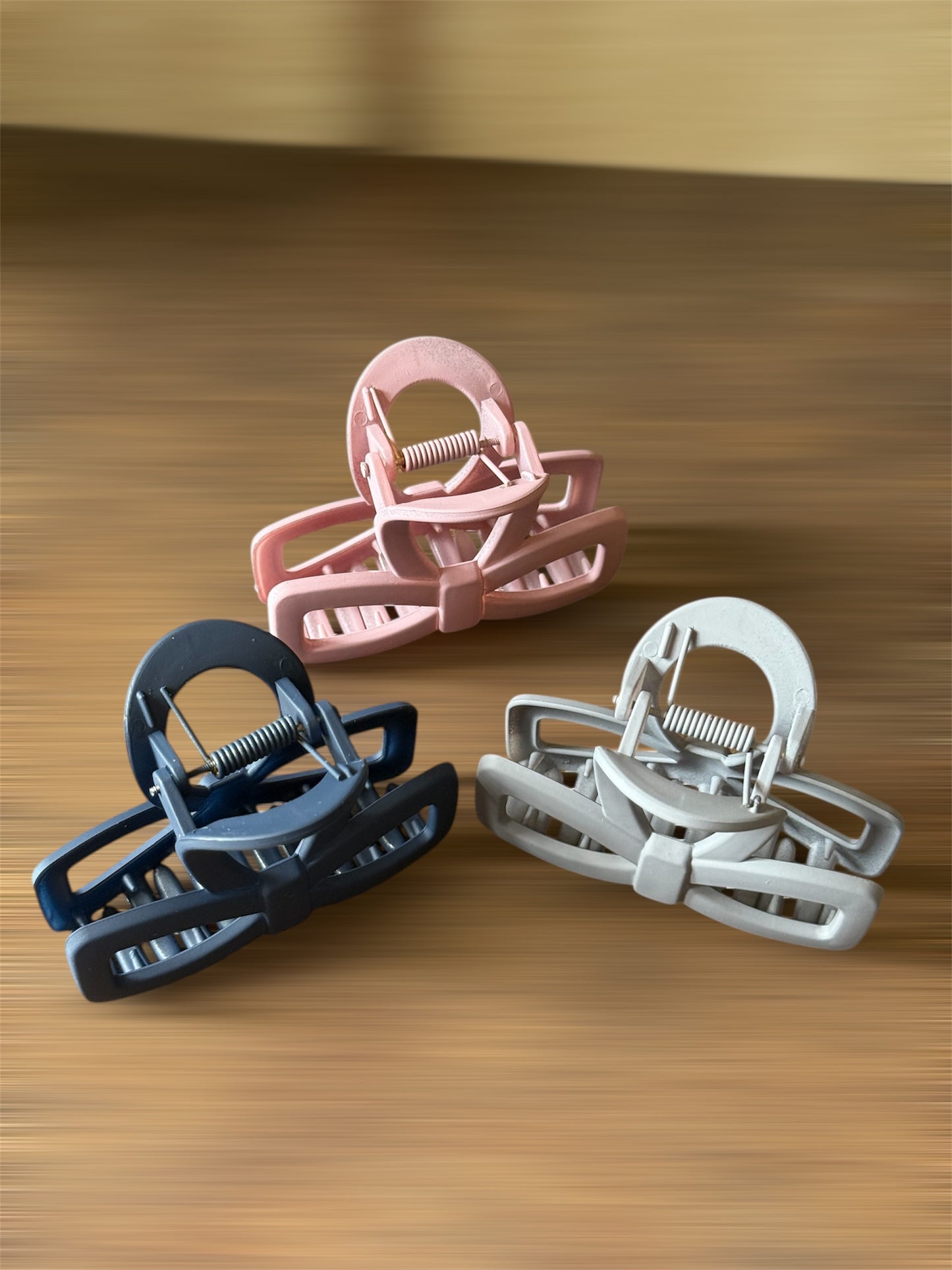 Bow hair claw set of 3 |HAIRBYPRUMYA